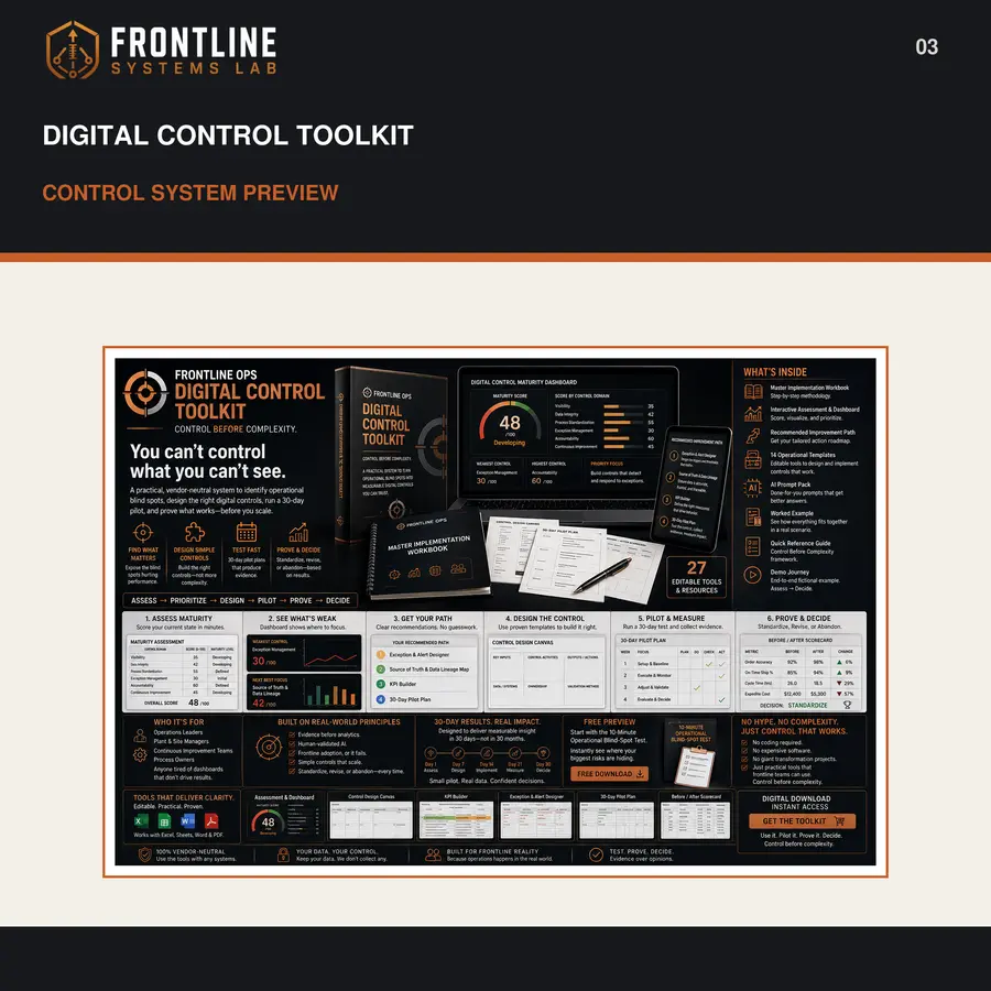 Frontline Ops Digital Control Toolkit preview 3