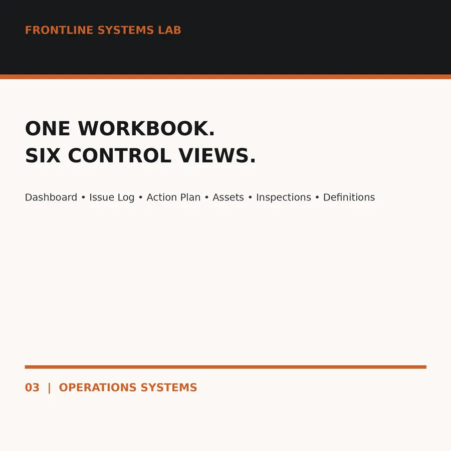Equipment & Facility Issue Control System preview 3