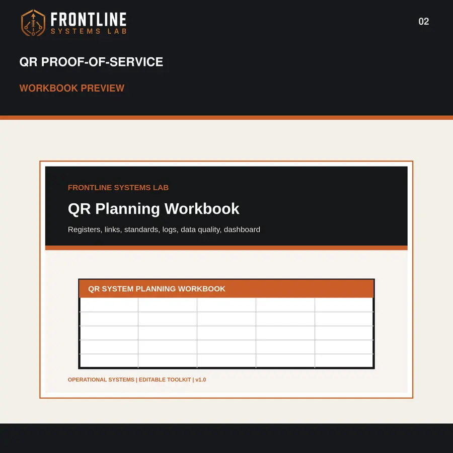 QR Proof-of-Service Blueprint preview 2