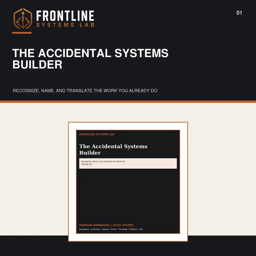The Accidental Systems Builder cover